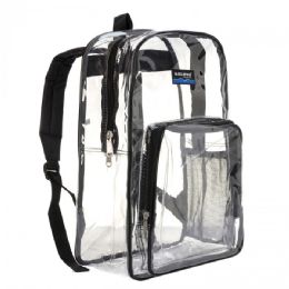 20 Pieces See Through Clear Pvc Backpack - Backpacks 17"