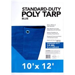 25 Wholesale Blue Tarps - 10' X 12'