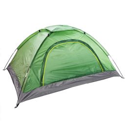 10 Pieces Tent 4 Person - Green - Camping Gear