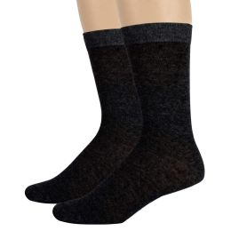 100 of Women's Solid Crew Socks Black