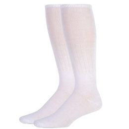 100 Wholesale Men's Tube Socks - White