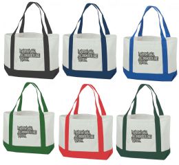 48 Wholesale 19" Canvas Tote Bags