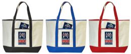 24 Wholesale Deluxe Canvas Tote Bags