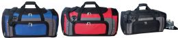 12 Wholesale Deluxe Poly Duffle Bags