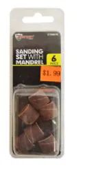 60 Pieces Sanding Set With Mandrel 6 Piece - Tool Sets