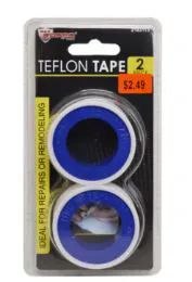 48 Pieces Teflon Tape 2 Pack - Tape & Tape Dispensers