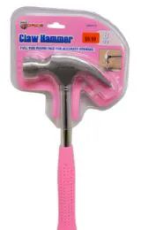 18 Wholesale Tubular Claw Hammer 8 Ounce Pink