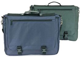 12 Wholesale 16" Deluxe Expandable Messenger Bags