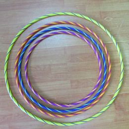 60 Units of Fun Hoops Striped Colors - Summer Toys
