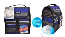12 Wholesale Pack It Freezable Lunch Bag