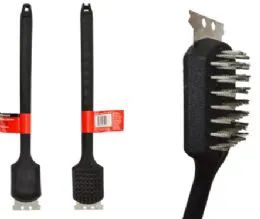 24 Wholesale Grill Brush 18 Inch