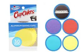 72 Pieces Hostess Baking Cups 30 Count On Slip Strip - Baking Supplies