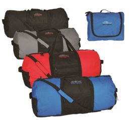 12 Wholesale 36" Duffel Bags W/ Detachable External Compartments