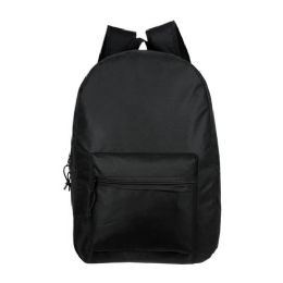 24 of Kids Basic Black Backpacks