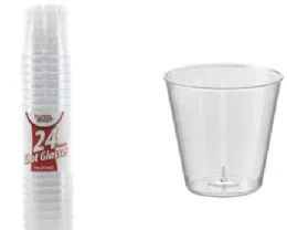72 Pieces Plastic Shot Glasses 24 Count - Plastic Drinkware