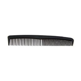 144 Pieces 7" Black Bulk Combs - Hair Brushes & Combs