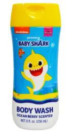 24 Pieces Baby Shark Body Wash 8 Ounce - Soap & Body Wash