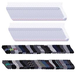 48 Bulk 48 Pairs Total - Mens White Low Cut Socks Size 10-13 And Low Cut Size 10-13 In Assorted Colors