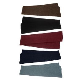 48 Wholesale Unisex Winter Scarf In 5 Assorted Colors
