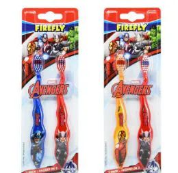 48 Wholesale Toothbrushes 2 Pack Avengers