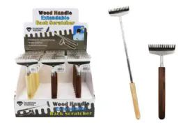 24 of Wood Handle Extendable Back Scratcher