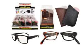 48 of Folding Reading Glasses With Leather Pouch