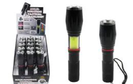 15 Pieces Multi Functional Tactical Cob Led Flashlight - Flash Lights