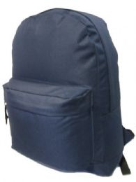 36 Pieces 18 Inch Classic Navy Backpack - Backpacks 18" or Larger