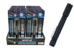 12 Wholesale Slim Tactical Cob Led Flashlight