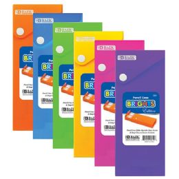 36 Wholesale Bright Color Slider Pencil Case W/ Pdq Display