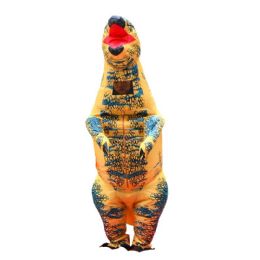 2 Pieces Dinosaur Inflatable Multi Use Costume Blow Up Costume For Cosplay Party - Costumes & Accessories