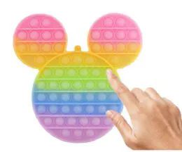 24 Wholesale Bubble Pop Toy Pastel Mouse