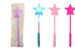 72 Pieces Led Wand Star 14 Inch - Light Up Toys