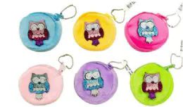 72 Pieces Plush Coin Purse Owl - Coin Holders & Banks