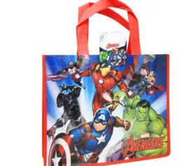 48 Wholesale Reusable Medium Tote Bag Avengers