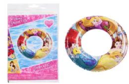 36 Units of Swim Ring Raft Disney Princess - Summer Toys