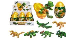 12 Wholesale Toy Building Blocks Jumbo Dinosaur
