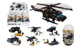 18 Wholesale Toy Building Blocks Large Swat Helicopter