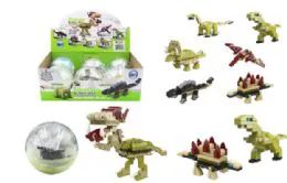 72 Bulk Toy Building Blocks Dinosaur