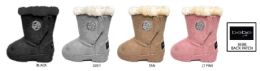 12 Wholesale Toddler Girl's Winter Boots W/ Bebe Hardware