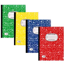 48 Wholesale Composition Notebook 100 Sheets Assorted Colors