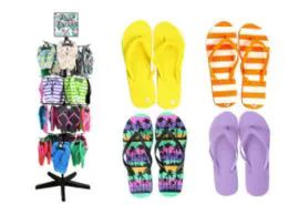 Flip Flop Rack Assorted Styles And Sizes
