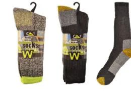 12 Pairs Mens Thermal Work Sock 3 Pairs - Mens Thermal Sock