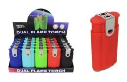 25 Pieces Dual Lighter Flame And Torch - Lighters
