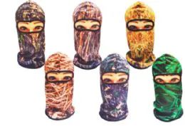 36 Pieces Balaclava Mask In Wooded Camo - Unisex Ski Masks