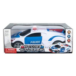 60 Units of Light-up Dance Police Car with Sound - Cars, Planes, Trains & Bikes