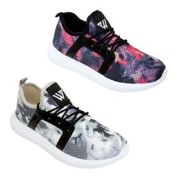 12 Wholesale Women's Lightweight Athletic Sneakers - Sizes 6-10