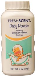 96 Bulk 2 Oz. TalC-Free Baby Powder Soothing Cornstarch Formula