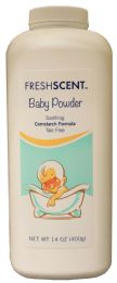 24 Wholesale 14 Oz. TalC-Free Baby Powder Soothing Cornstarch Formula