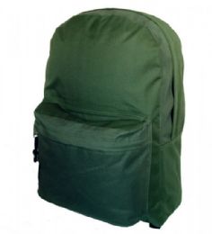 36 Wholesale 18 Inch Classic Backpack In Green